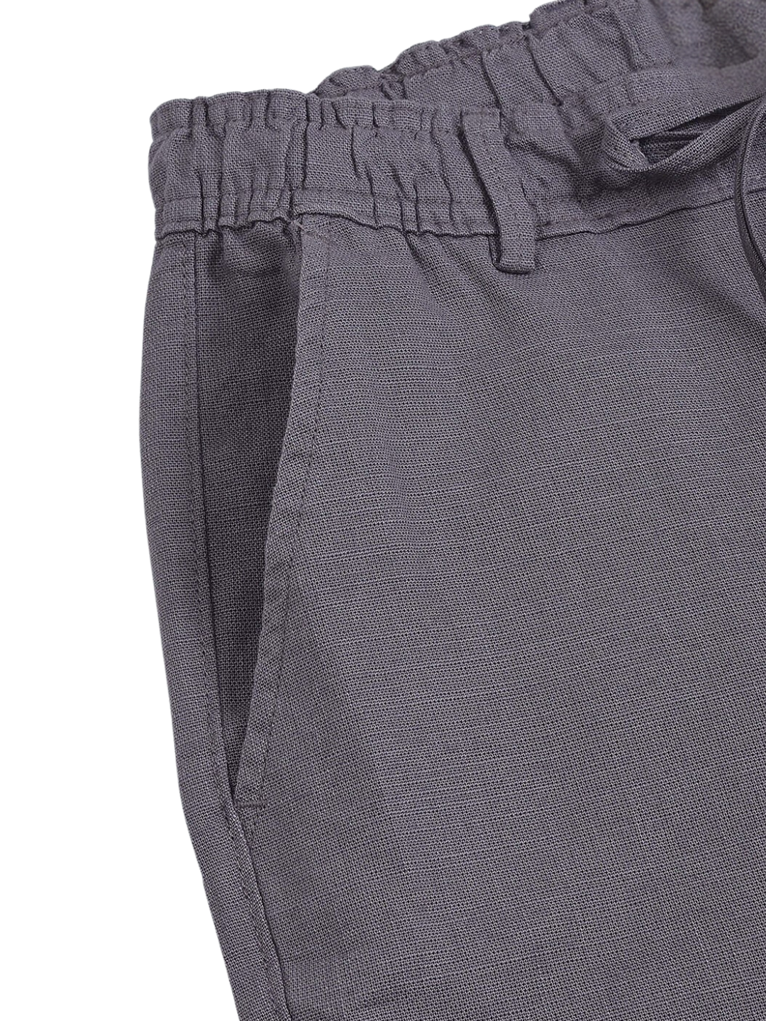 Summer Special Linen Pants | Elegant Men's Linen Pants - Breathable, Lightweight, Casual Summer Wear - Perfect for Beach, Travel Fabric, Relaxed Fit | Tapered Fit |Dark Grey