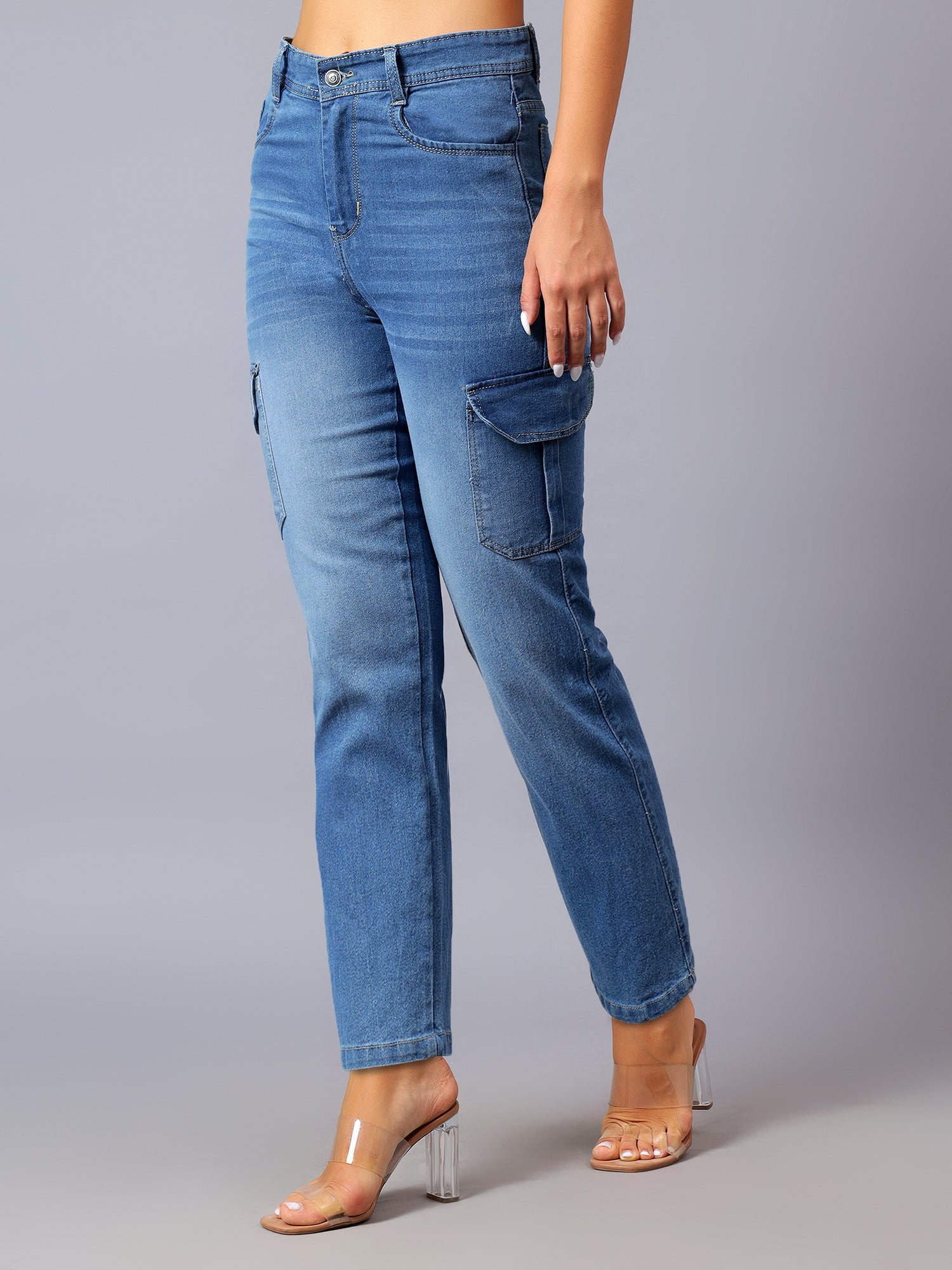 Blamglam Women's 6-Pocket Jeans | Soft Stretch Denim | Flattering Fit for Every Curve | Enhances Your Silhouette | Comfortable All-Day Wear | Perfect for Casual and Dressy Outfits