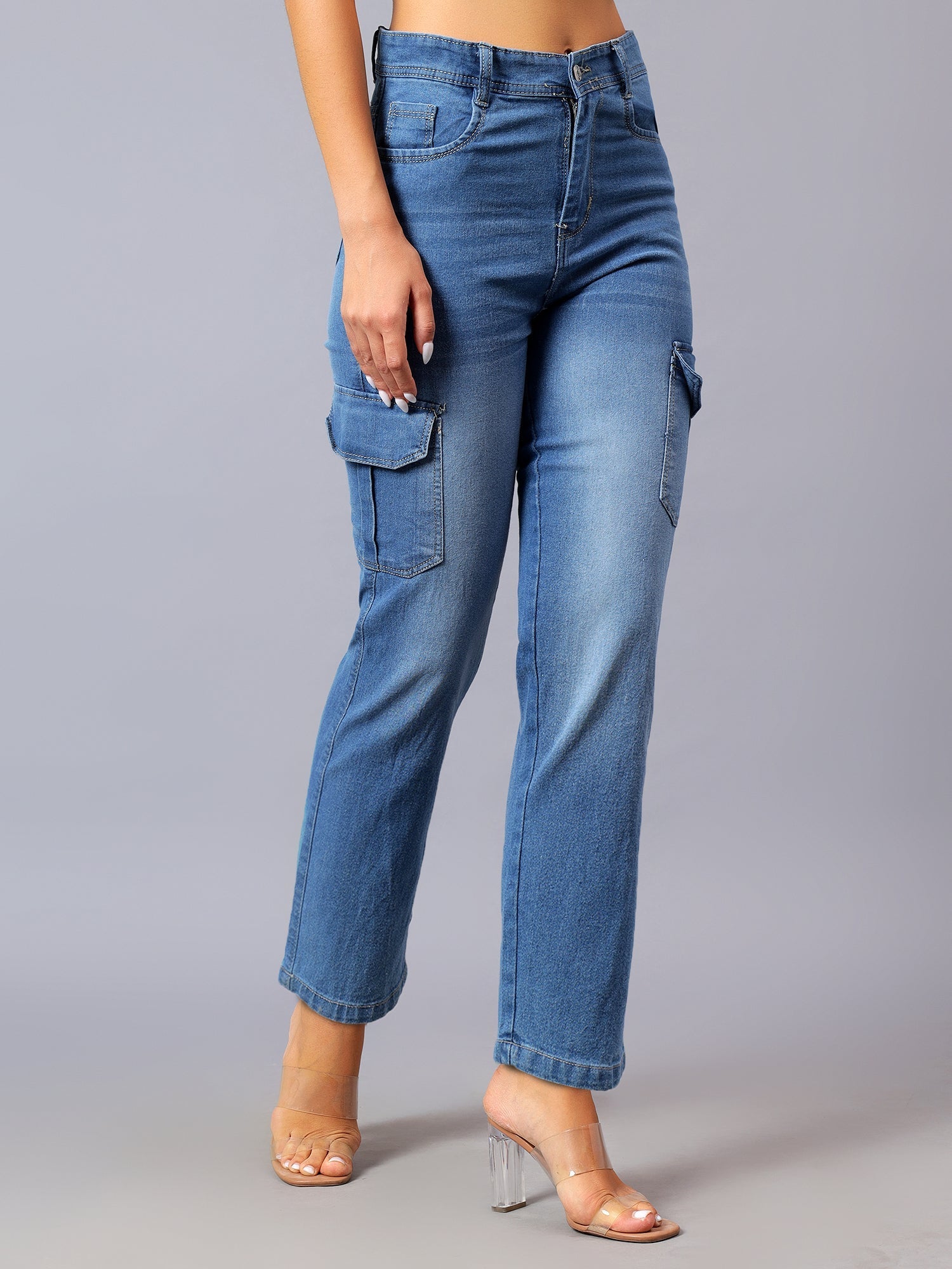 Blamglam Women's 6-Pocket Jeans | Soft Stretch Denim | Flattering Fit for Every Curve | Enhances Your Silhouette | Comfortable All-Day Wear | Perfect for Casual and Dressy Outfits