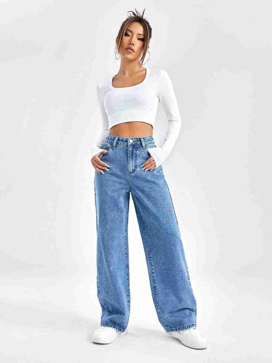 BlamGlam Trendy Flared Denim for Women - High Quality, Comfortable Fit, Vintage-Inspired and Durable Jeans for All-Day Wear