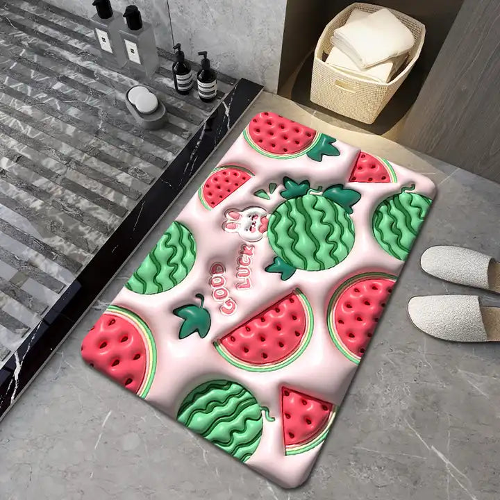 New Design 3D Printed Square Lovely cartoon series Bathroom mat and carpet| BlamGlam