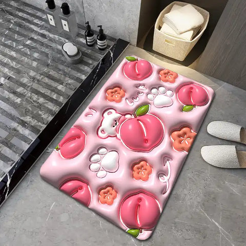 New Design 3D Printed Square Lovely cartoon series Bathroom mat and carpet| BlamGlam