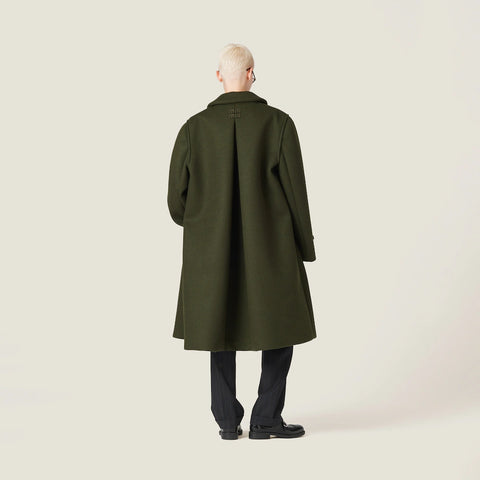 BlamGlam Luxury Single-breasted loden cloth coat