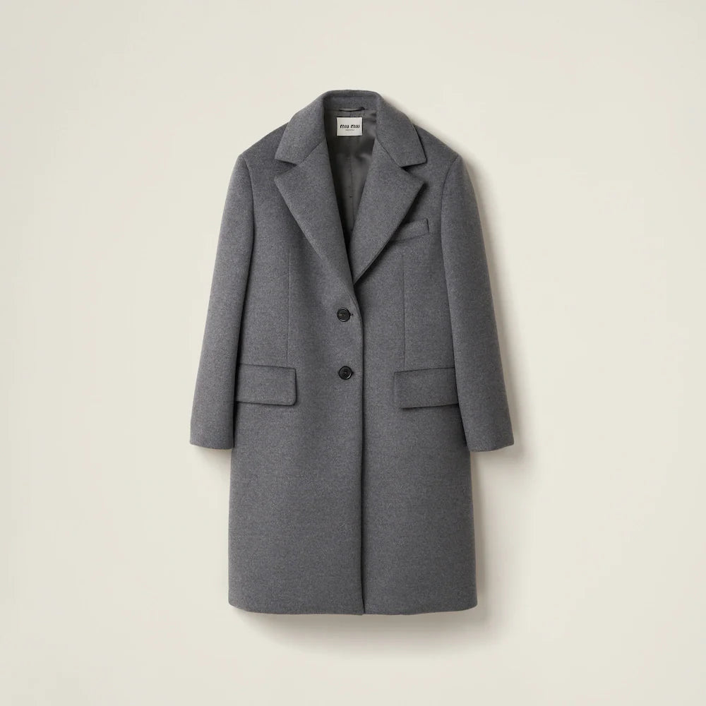 BlamGlam Luxury Single-breasted velour coat