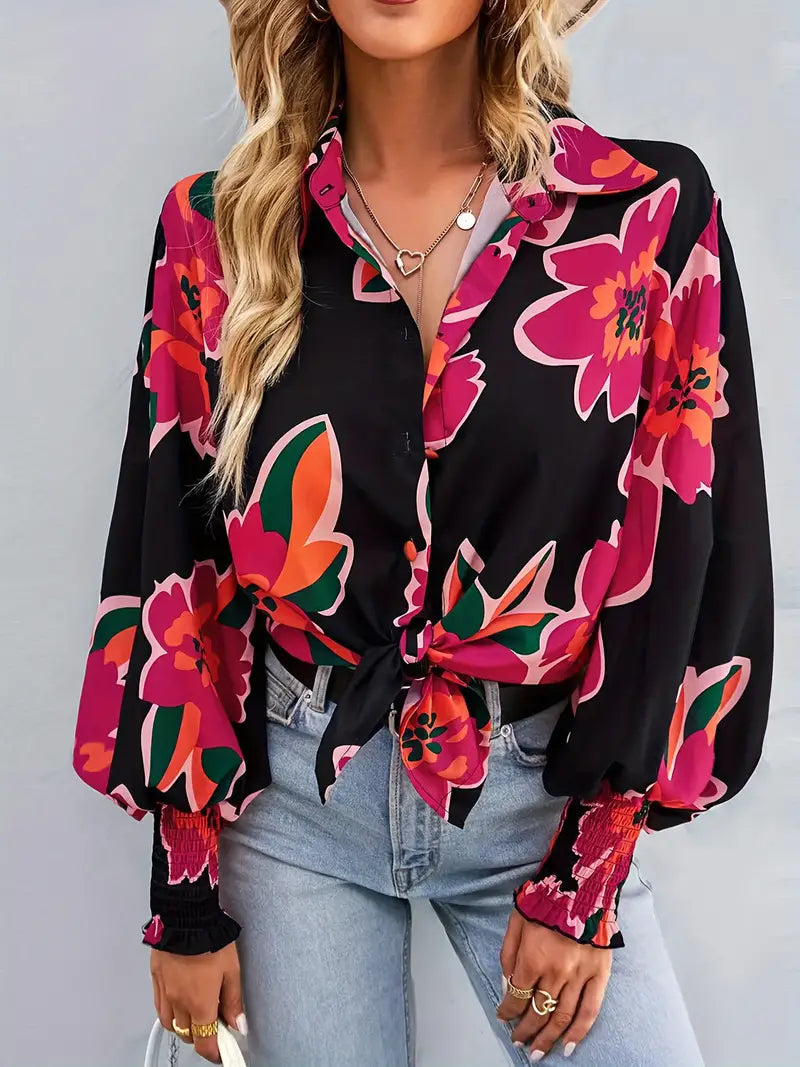 Women's Designer Stylish Print Tops - Premium Exclusive Casual Party Shirts - Elegant Fashion Blouses for Ladies - Trendy Printed Tees - Perfect for Any Occasion