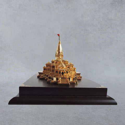 Shri Ram Mandir 24K Gold Plated 3D Model Janmabhoomi Temple